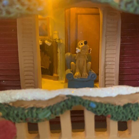 Bradford Exchange Disney Twas The Night Before Christmas Illuminated House Story - Picture 11 of 16